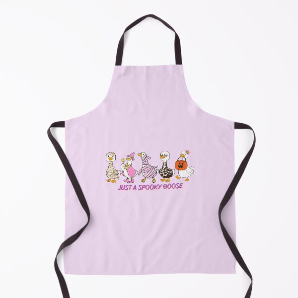 Item preview, Spooky Goose with Funny Ducks Halloween Illustration designed and sold by Inkworksbyshery.