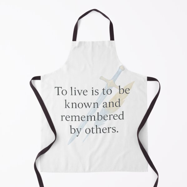 Item preview, "To live is to be known and remembered by others." designed and sold by shiwukoo.