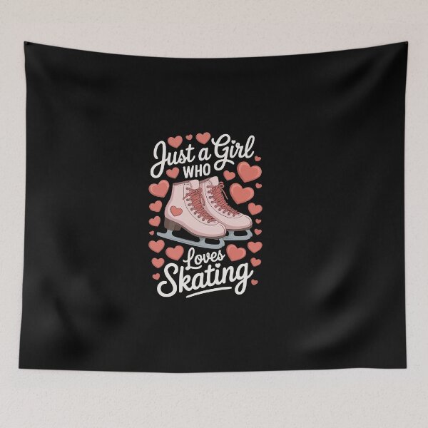 Item preview, Just a Girl Who Loves Skating designed and sold by jkrphoto.