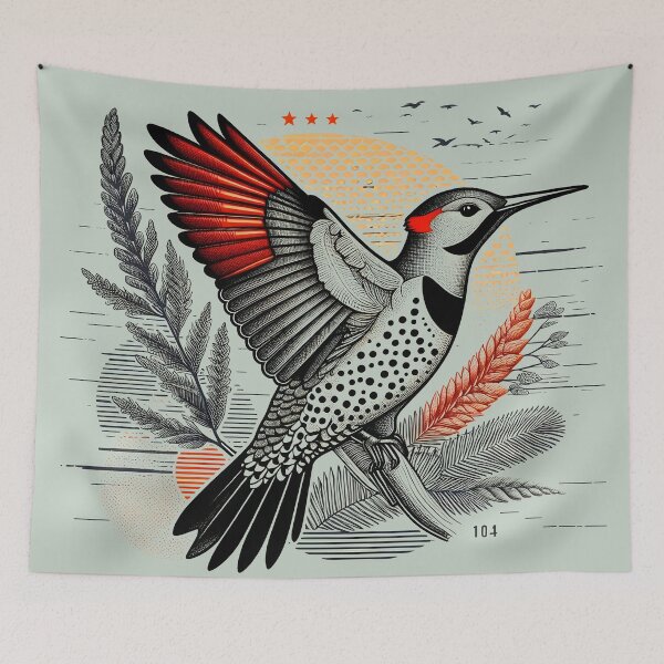 Item preview, Northern Flicker 4 designed and sold by theAVIARY7.