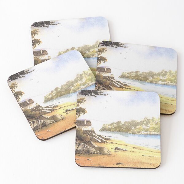 Item preview, Distant Salcombe from East Portlemouth designed and sold by artsmeow.