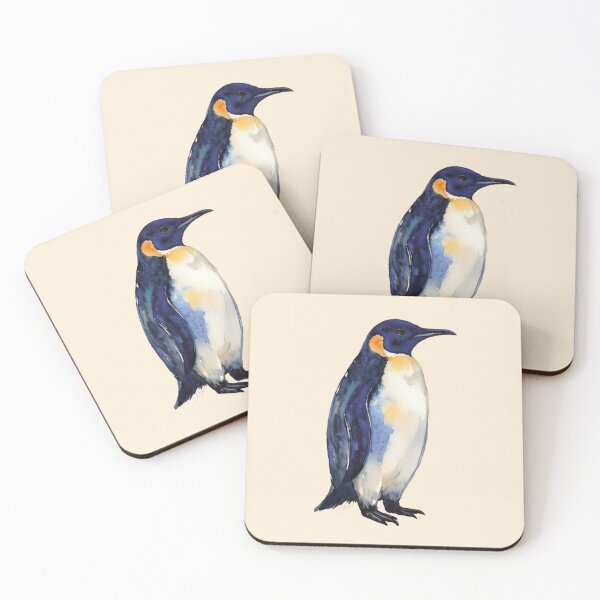 Item preview, Majestic King Penguin Tuxedo Mood designed and sold by MoxisWatercolor.