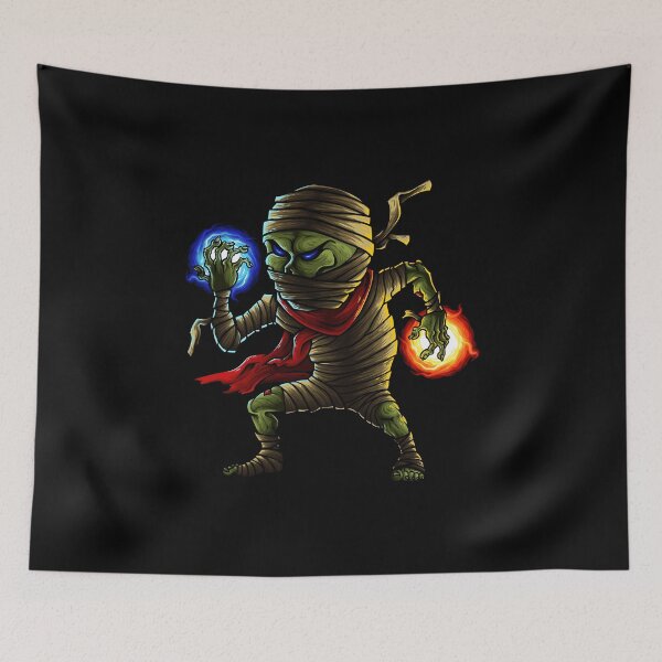 Item preview, Zombie Mummy with powers on Halloween designed and sold by Joncasmiart.