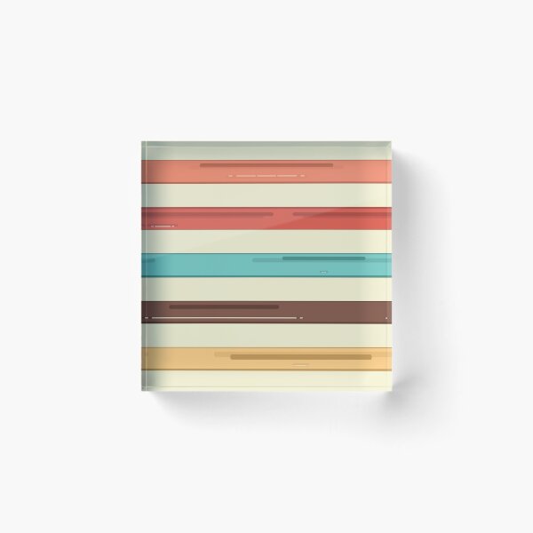 Item preview, Retro Horizontal Stripes designed and sold by PickledPetunia.