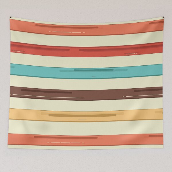 Item preview, Retro Horizontal Stripes designed and sold by PickledPetunia.