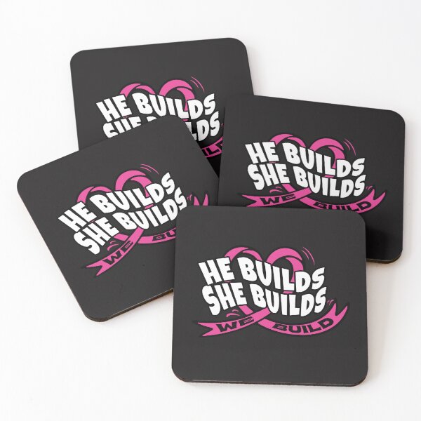 Item preview, He builds She builds designed and sold by Bmbapparel22.