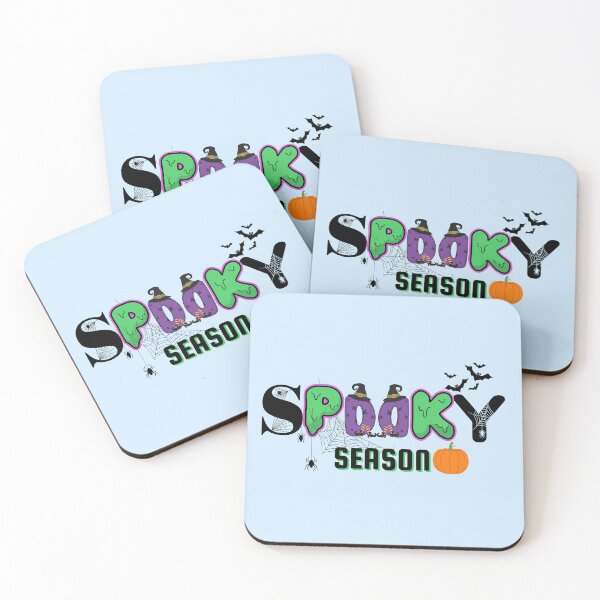Item preview, Colorful Spooky Season with Spider Web and Bats designed and sold by Inkworksbyshery.