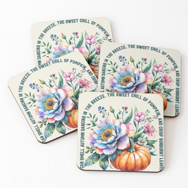 Item preview, Cute Fall Vibe Floral Pumpkin Art for Halloween, Autumn Season and thanksgiving  designed and sold by RSDigitalPrintDesign.