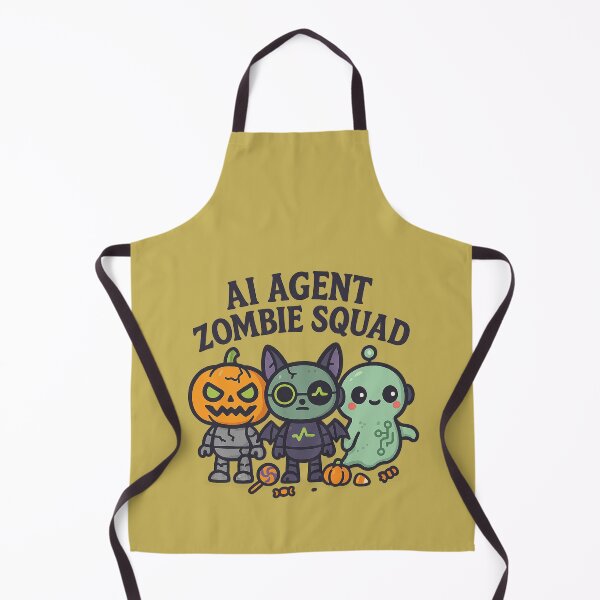 Item preview, AI Agent Zombie Squad – Cute Tech Halloween Crew Design designed and sold by mliotard.