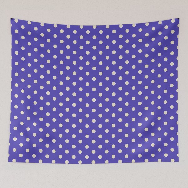 Item preview, Polka Dots Ocean Blue and Cream Pattern designed and sold by Jeallan Designs.
