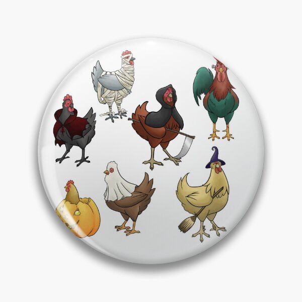 Item preview, Halloween Chickens designed and sold by JurassicParkans.