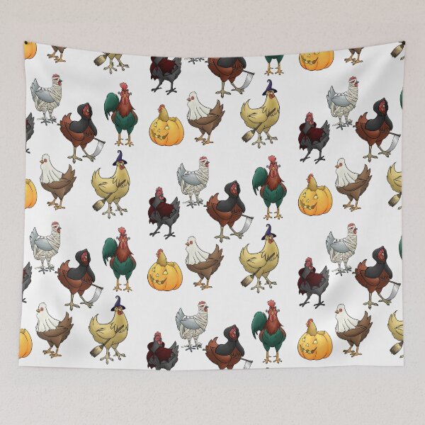Item preview, Halloween Chickens designed and sold by JurassicParkans.