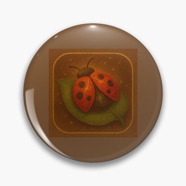 Item preview, ElementaLoom – Emberwing Ladybird designed and sold by GeoWild Designs.