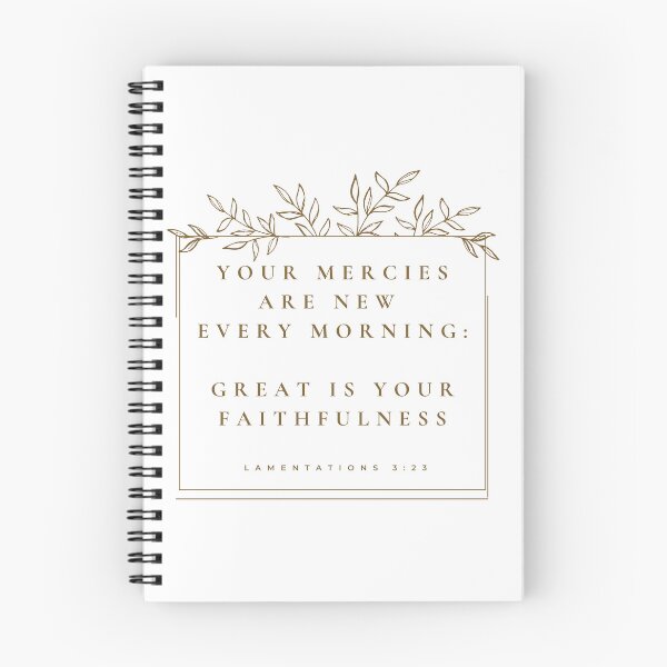 Item preview, Lamentations 3:23 designed and sold by Undonemadenew.