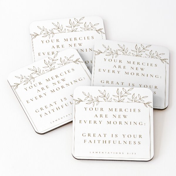 Item preview, Lamentations 3:23 designed and sold by Undonemadenew.