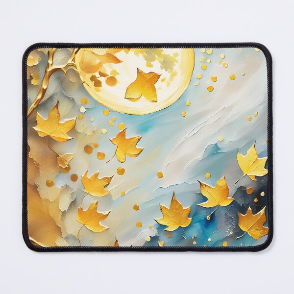 Item preview, Falling Leaves Moon - Modern Art designed and sold by Lightworker11.