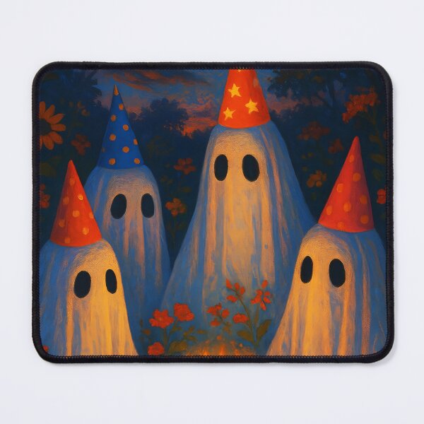 Item preview, Autumn Birthday Party – Four Little Ghosts Celebrate designed and sold by EmeraldeaArt.
