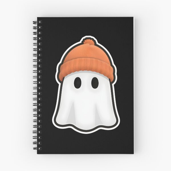 Item preview, Cute Cartoon Ghost with Orange Beanie designed and sold by Project X Design.