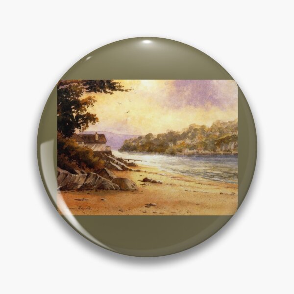 Item preview, Distant Salcombe from East Portlemouth3（watercolour + AI） designed and sold by artsmeow.