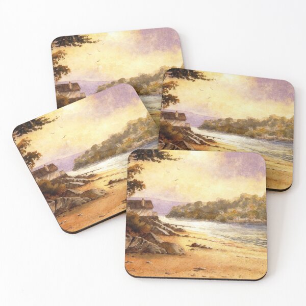 Item preview, Distant Salcombe from East Portlemouth3（watercolour + AI） designed and sold by artsmeow.