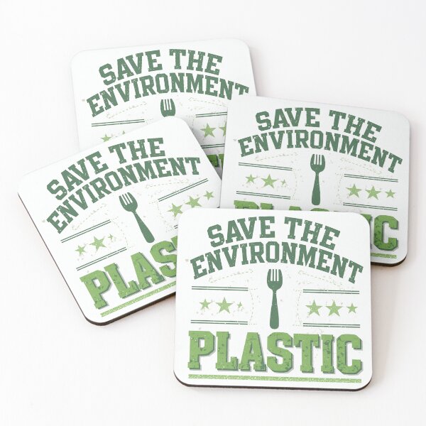 Item preview, Save The Environment Eat Plastic Funny T-Shirt – Eco Awareness Sarcastic Quote Shirt for Environmental Activists designed and sold by GAIDREDA.