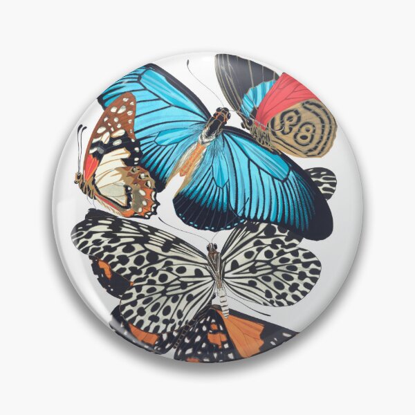 Item preview, Vintage Blue Butterfly Drawings Illustration designed and sold by She was a  Dreamer....