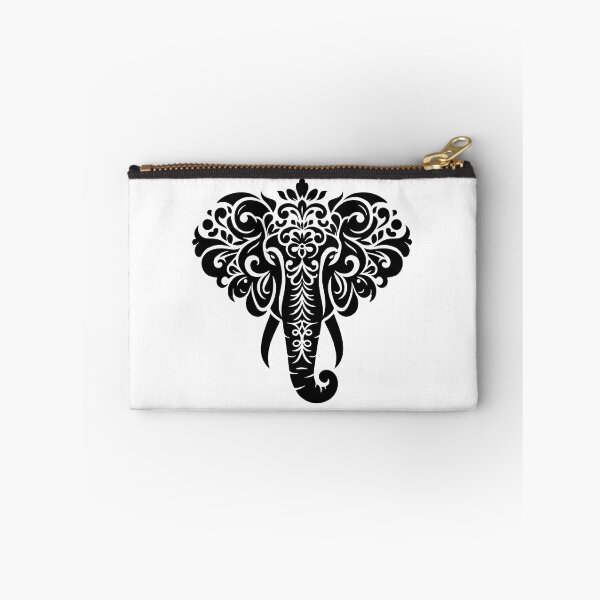 Item preview, Ornate Elephant Head Design – Tribal Mandala Style designed and sold by Kruti Collection.