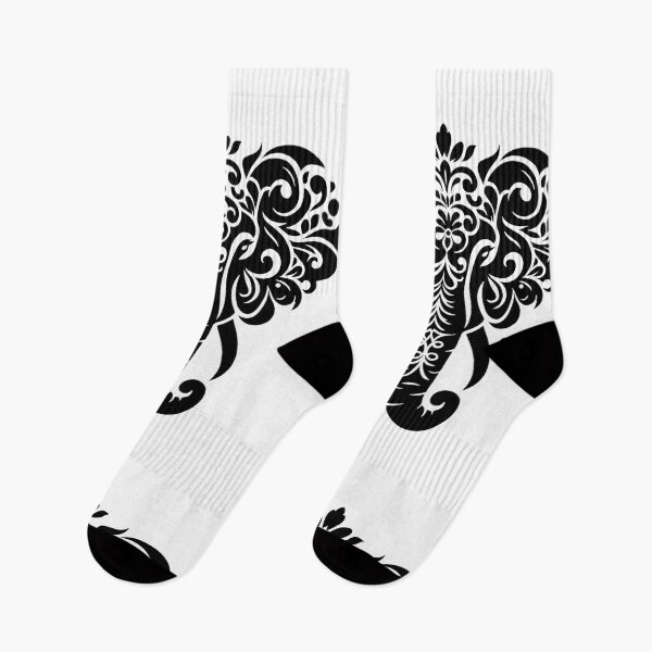 Item preview, Ornate Elephant Head Design – Tribal Mandala Style designed and sold by Kruti Collection.