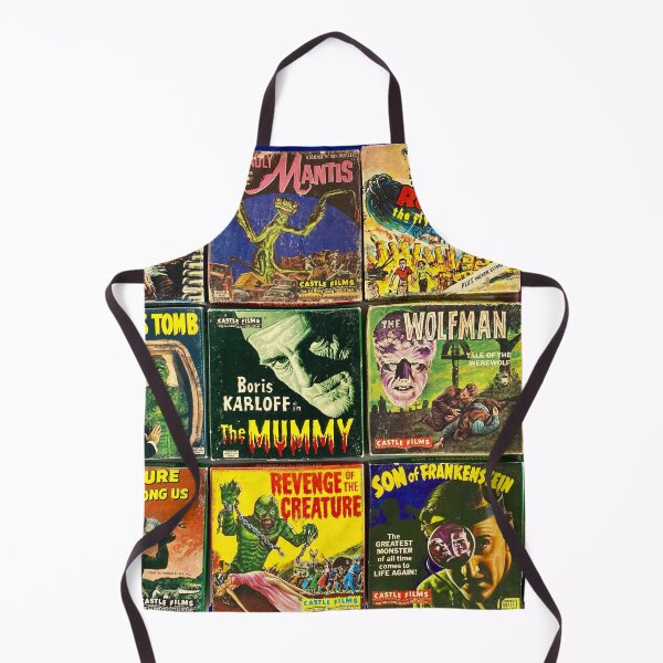 Item preview, Vintage 8mm Monster Movies Collage designed and sold by MidnightMovieRB.