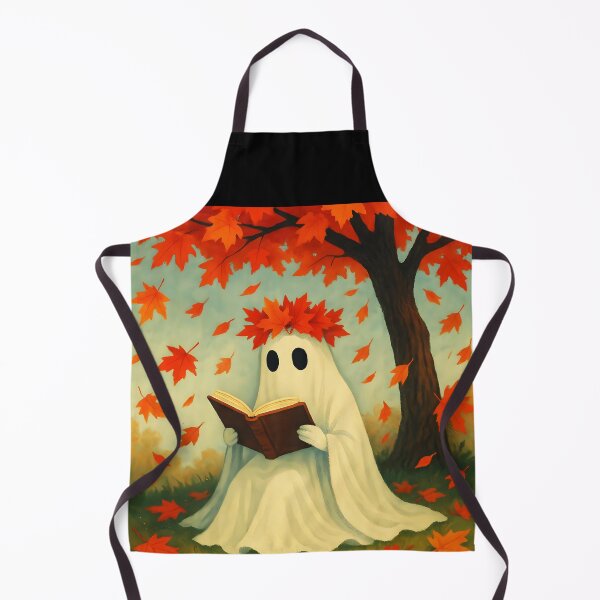 Item preview, Autumn Reader – Ghost Under the Maple Tree designed and sold by EmeraldeaArt.