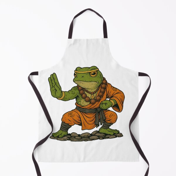 Item preview, Shaolin Frog – The Calm Warrior designed and sold by EchoDimension.