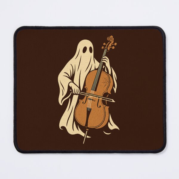 Item preview, Ghost Cellist – Retro 60s Halloween Musician Design designed and sold by Meandmyshop.