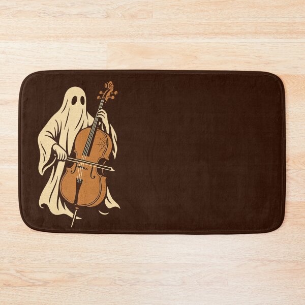 Item preview, Ghost Cellist – Retro 60s Halloween Musician Design designed and sold by Meandmyshop.
