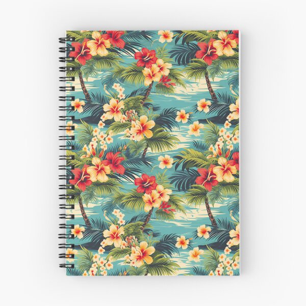Item preview, Vintage Hawaiian Tropical Print - Classic Floral Design designed and sold by DesignMyHeart.