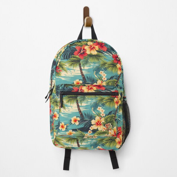 Aperçu de l'œuvre Imprimé tropical hawaïen vintage - Motif floral classique créée et vendue par DesignMyHeart.