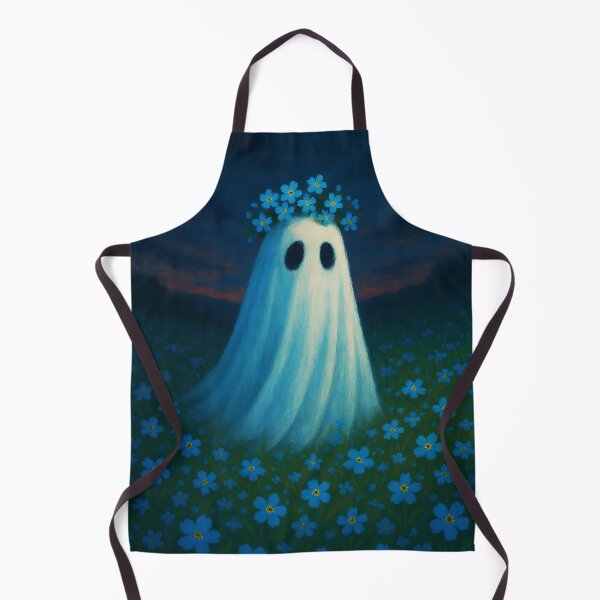 Item preview, Forget-Me-Not Ghostie – Gentle Floral Spirit designed and sold by EmeraldeaArt.
