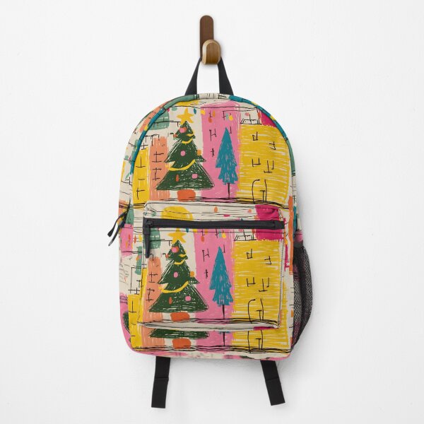 Item preview, Festive Urban Christmas Scene with Colorful Buildings and Sparkling Lights designed and sold by OlfactoART Studio.