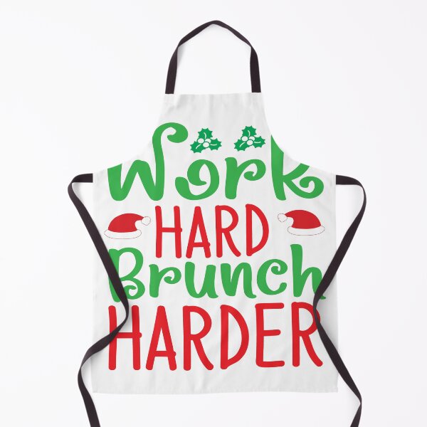 Item preview, Work Hard Brunch Harder Christmas T-Shirt – Funny Holiday Brunch Lover Tee designed and sold by AgnieszkaTees.