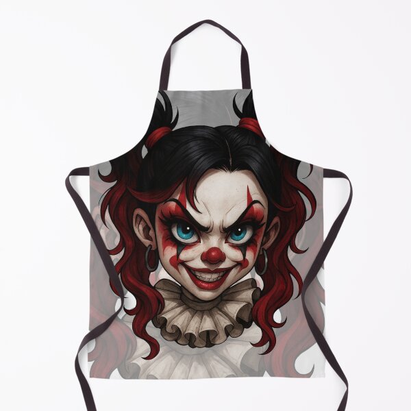 Item preview, Creepy Clown Girl – Dark Circus Art designed and sold by Ruhrpott-Design.