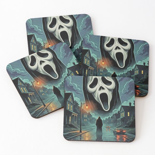 Item preview, Woodsboro Americana: Scream Movie Poster - Nostalgic Oil Painting Style Horror designed and sold by Art's Diner.