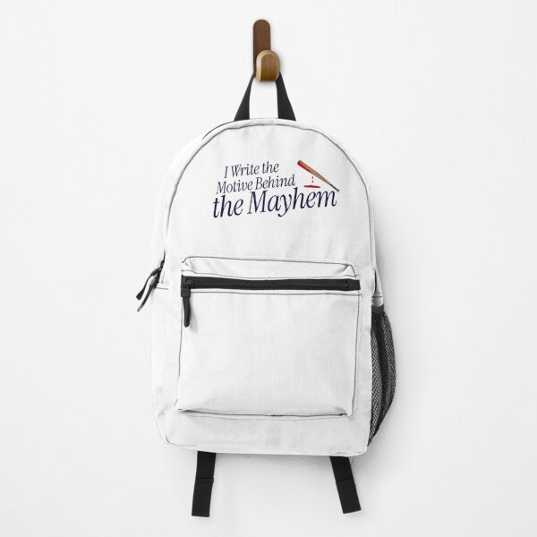 Item preview, I Write the Motive Behind the Mayhem - crime writer  designed and sold by TaurusC95.