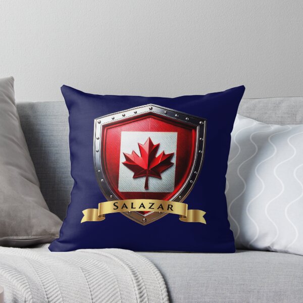 Item preview, Salazar Family Canada Shield, Maple Leaf Heraldry Crest designed and sold by Highlandkings.