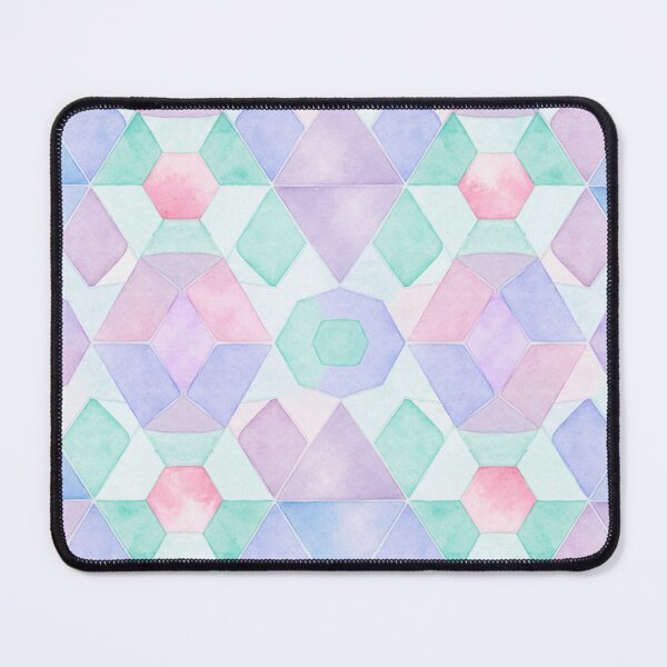 Artikelvorschau, Pastell Aquarell Geometrisches Muster entworfen und verkauft von skysshobu.