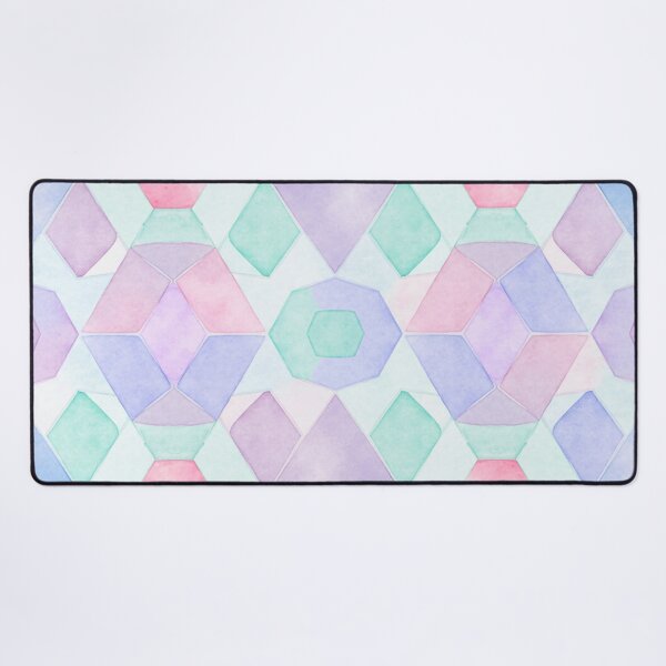 Item preview, Pastel Watercolor Geometric Pattern designed and sold by skysshobu.
