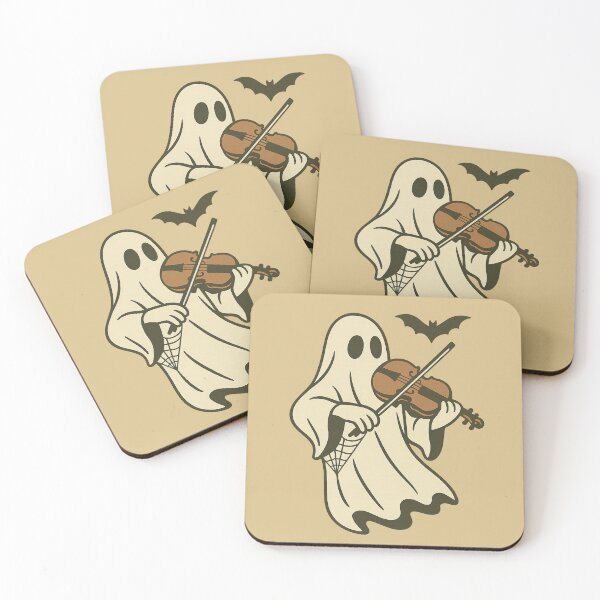 Item preview, Ghost Violinist – Retro 60s Halloween Musician Design designed and sold by Meandmyshop.