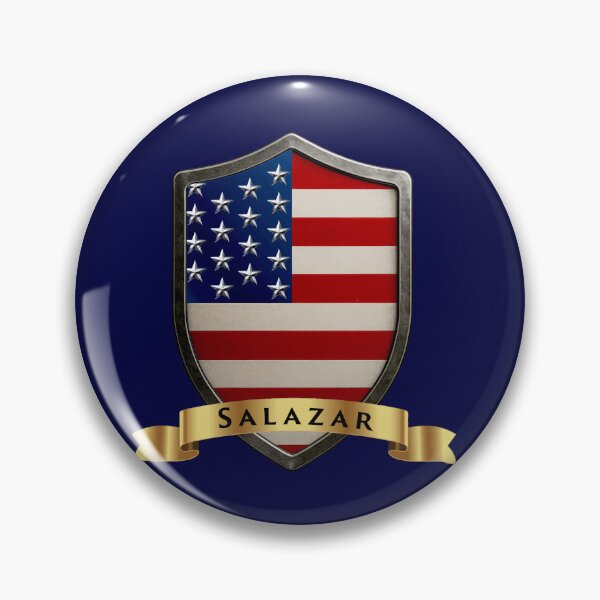 Item preview, Salazar Family USA Shield, Stars & Stripes Heritage Crest designed and sold by Highlandkings.