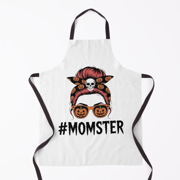Item preview, #Momster – Halloween Mom with Pumpkin Sunglasses designed and sold by SoftStyleStudio ⭐⭐⭐.