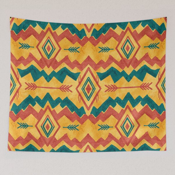 Item preview, Hand-Drawn Tribal Geometric Pattern designed and sold by skysshobu.