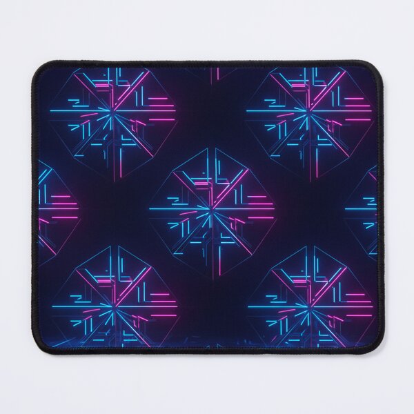 Item preview, Neon Cyberpunk Geometric Pattern designed and sold by skysshobu.