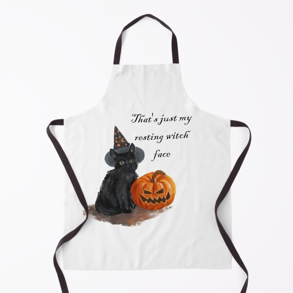 Item preview, Resting Witch Face Black Cat - Funny Halloween Graphic designed and sold by Leaf & Layer.